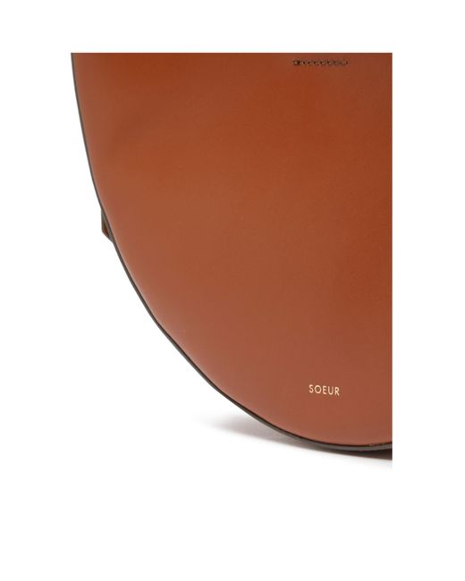 Soeur Brown Adjustable Shoulder Bag