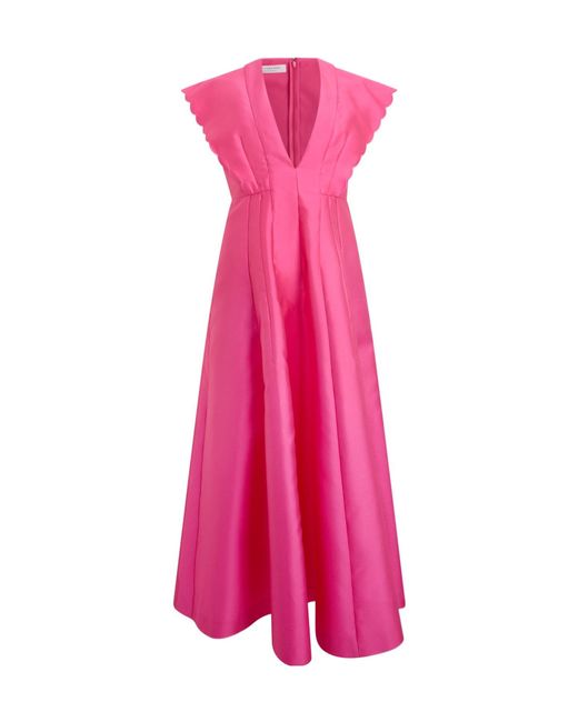 Philosophy Di Lorenzo Serafini Pink Sleeveless V-Neck Dress