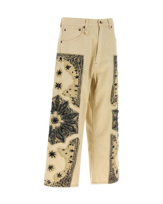 R13 Natural Belt Loop Jeans
