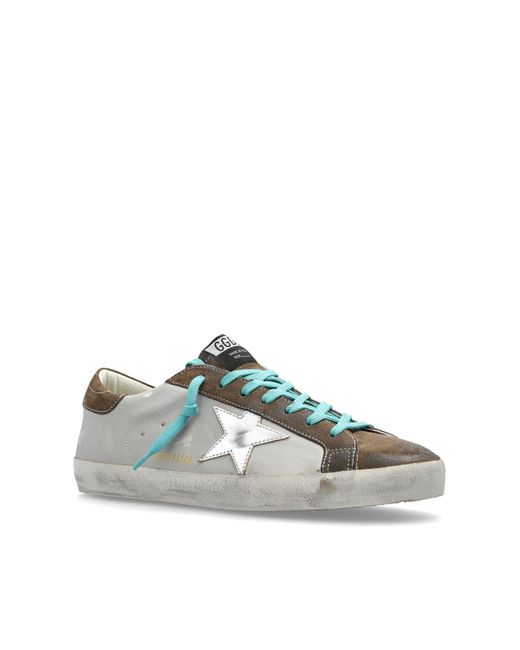 Golden Goose Deluxe Brand Multicolor Super Star Lace-Up Sneakers for men