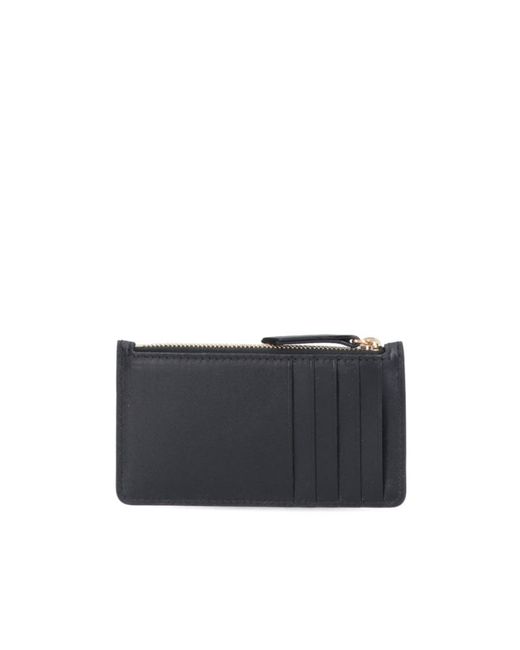 Maison Margiela Black Four-Stitch Detailed Coin Purse