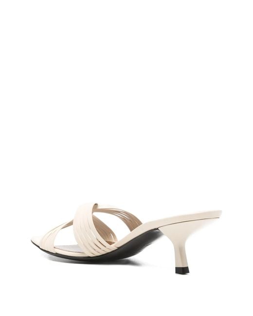 Giuseppe Zanotti White Open-Toe High-Heeled Sandals