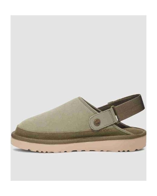 Ugg Green Goldencoast Slingback Strap Clogs for men