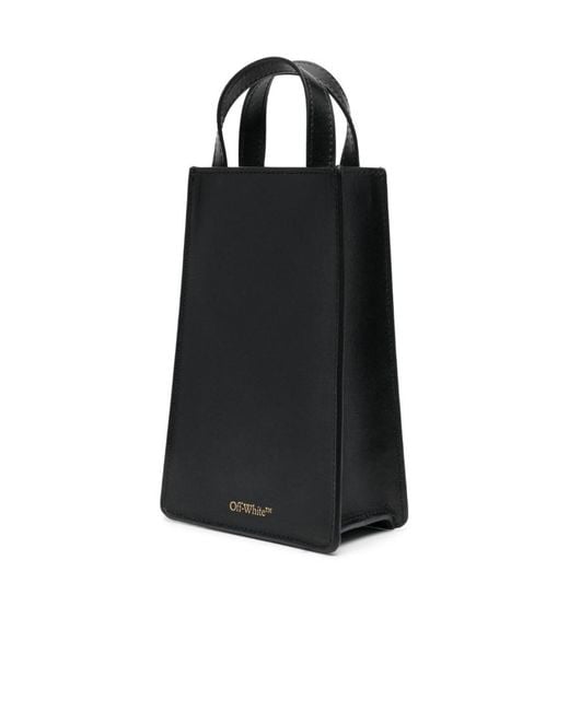 Off-White c/o Virgil Abloh Black Jitney Crossbody Phone Bag