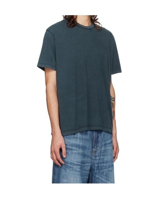 Our Legacy Blue Box T-Shirt for men