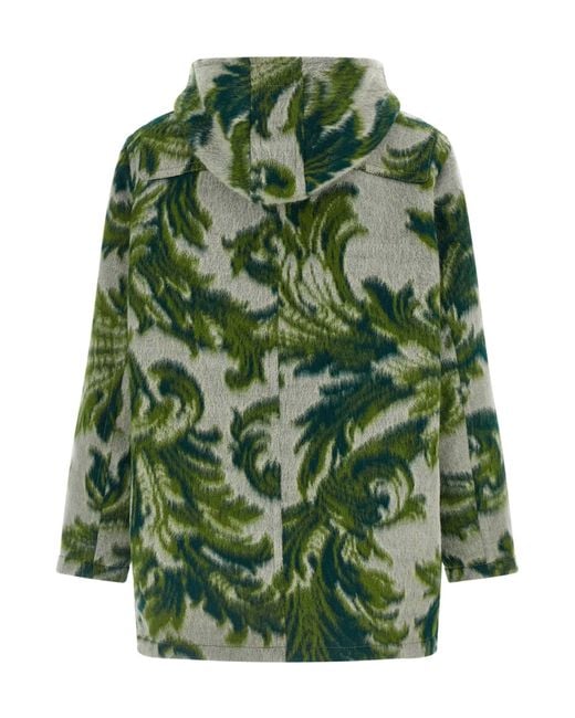 Etro Green Patterned Carded Jacket