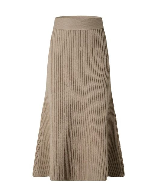 Bottega Veneta Natural Simple Middle Skirt