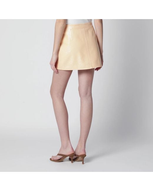 Courreges White Vinyle Reedition Skirt