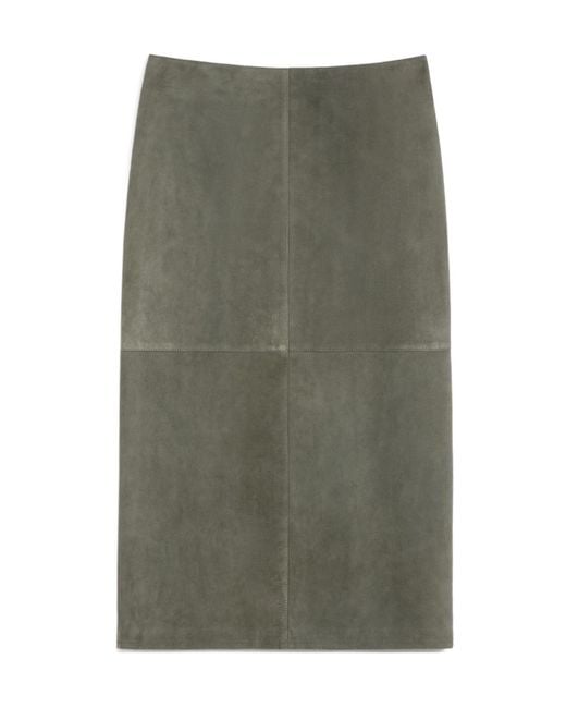 Weekend by Maxmara Green Slit Skirt