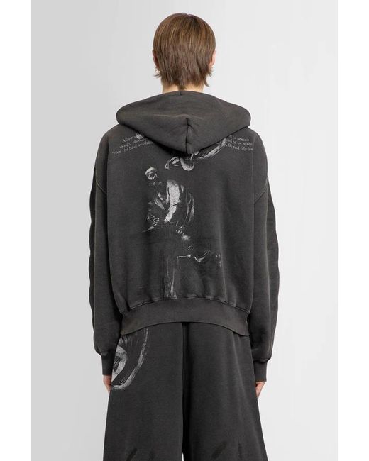 Off-White c/o Virgil Abloh Black Matthew Drawstring Hoodie for men