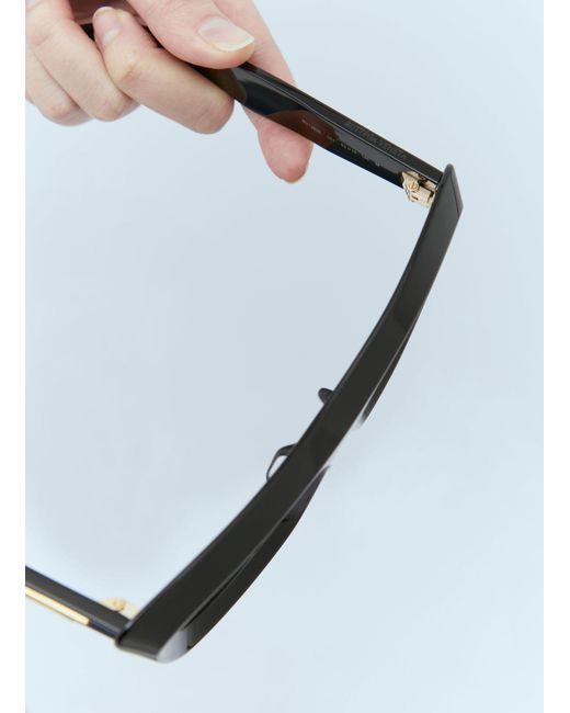 Bottega Veneta Blue Logo Sunglasses