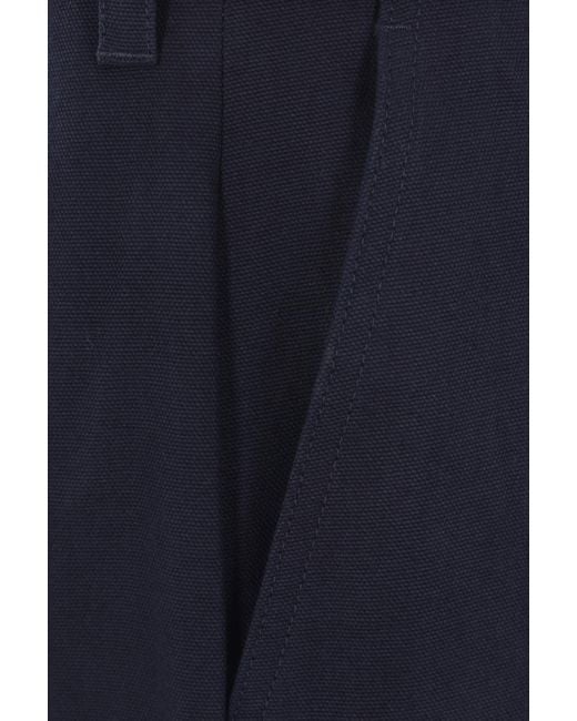 Thom Browne Blue Multi-Pocket Cotton Trousers for men