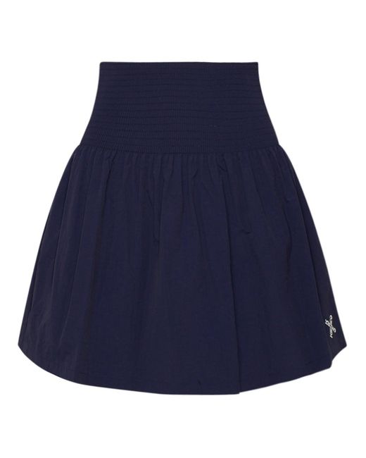 KENZO Blue High Waist Flared Skirt