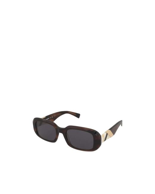 Missoni White Rectangular Acetate Sunglasses