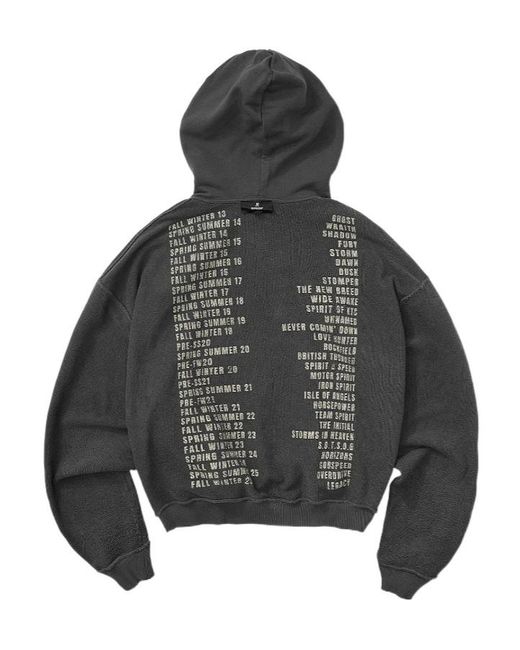 Represent Black Reversible Living Legacy Tour Hoodie for men