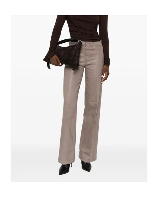 L'Agence Gray Belt Loops Jeans