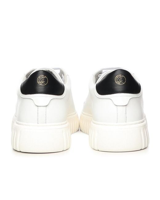 Giuliano Galiano Natural Mars Lace-Up Sneakers for men