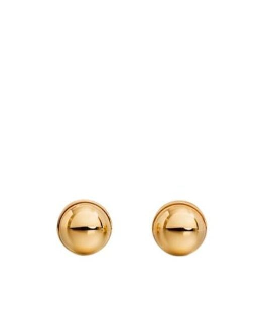 Alaïa Metallic Alaïa Sphere Earrings