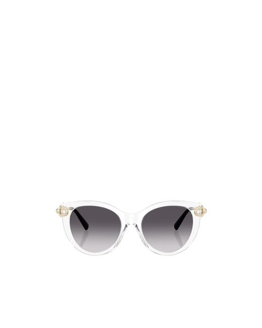 Tiffany & Co White Full Frame Sunglasses