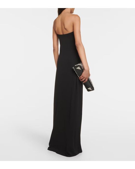 Nili Lotan Black One-Shoulder Dress