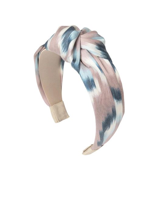 Jennifer Behr Blue Ikat Samaya Headband