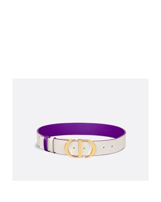 Dior Pink 30Montaigne Reversible Belt