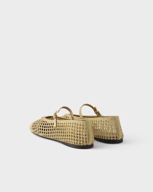 Prada Multicolor Crochet Ballerinas