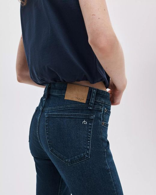 Rag & Bone Blue Belt Loop Jeans