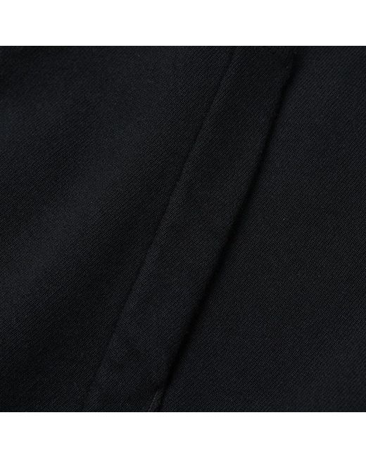 Burberry Black Embroidered-Logo Hoodie for men