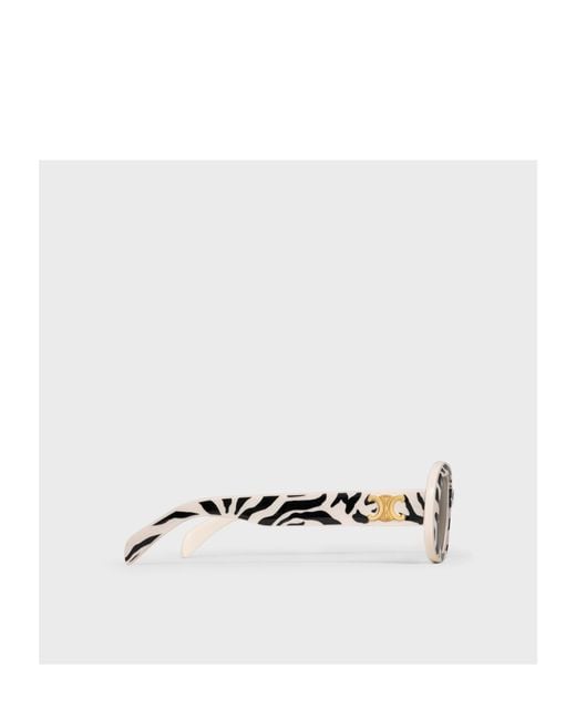Céline White Triomphe 01 Sunglasses