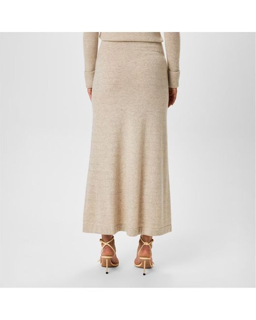 AYA MUSE White Knitted Skirt