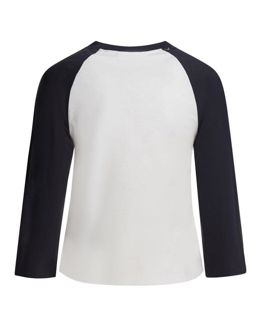 Ganni Black "Baseball" T-Shirt