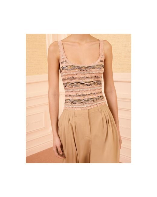 Ulla Johnson Pink Clotilde Tank Top