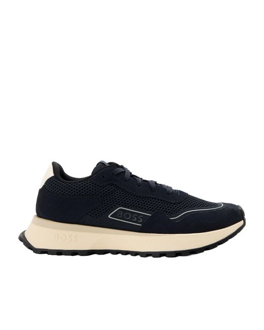 Boss Blue Low-Top Trainers for men
