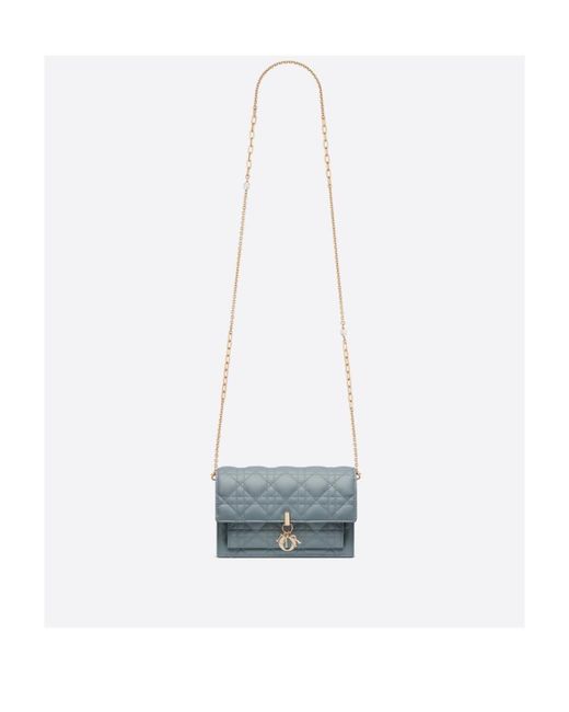 Dior Blue Lady Chain Pouch