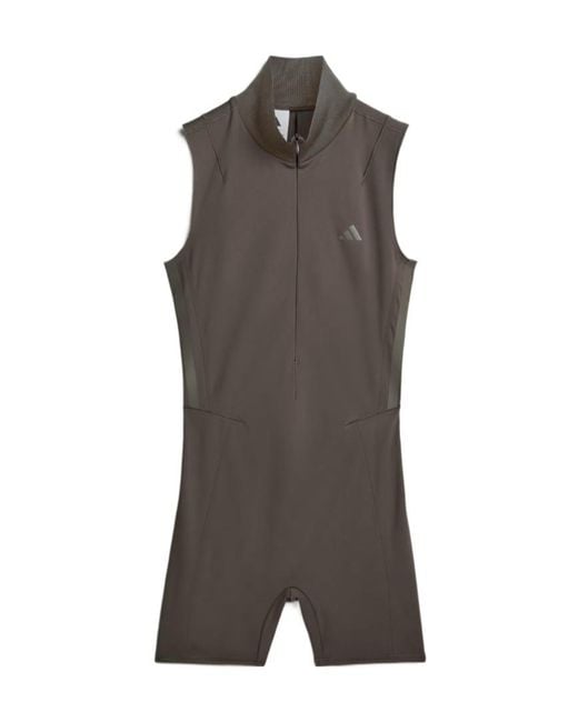 Adidas Brown X Entire Studios Sleeveless Unitard