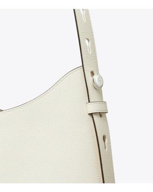 Tory Burch White Romy Hobo Bag