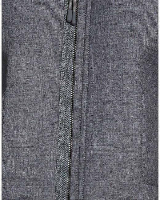 MAX&Co. Gray Simple Long-Sleeve Coat