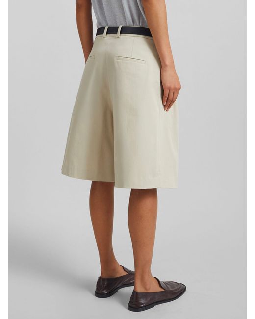 Frankie Shop Natural Belt Loop Shorts