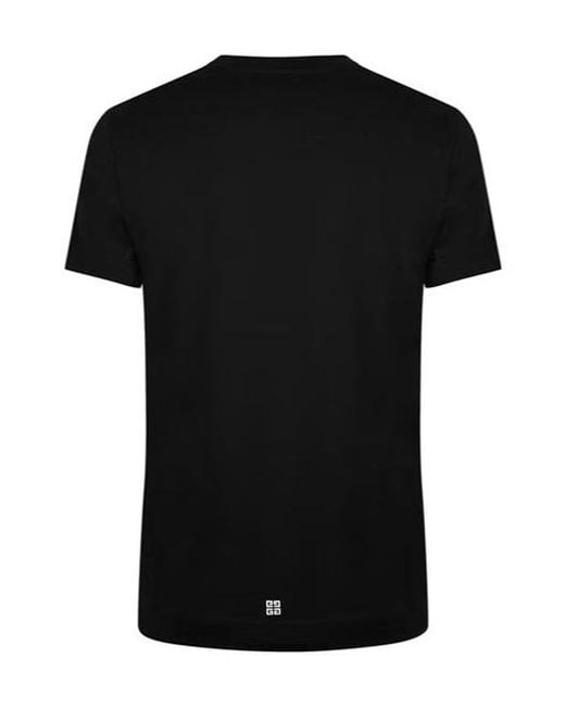 Givenchy Black Logo Crew Neck T-Shirt for men