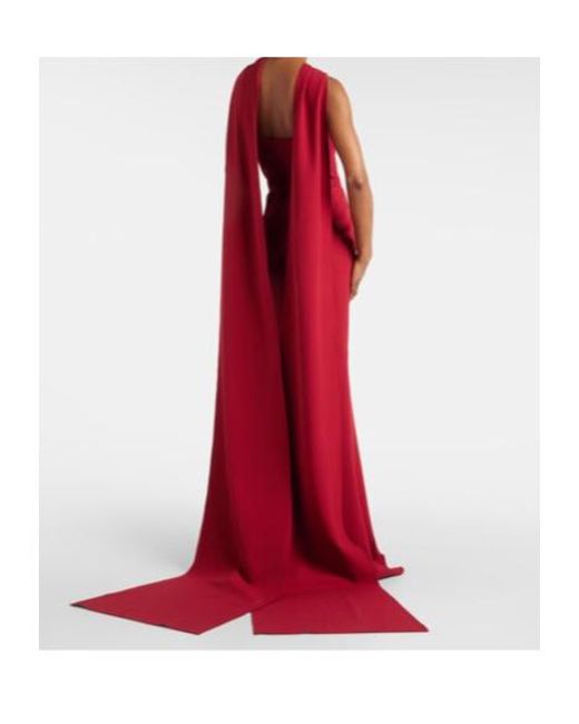Safiyaa Red Backless Dress