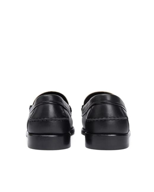Tommy Hilfiger Black Two-Tone Loafers for men