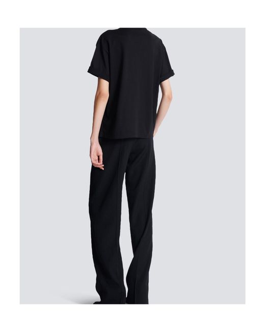 Balmain Black T-Shirts