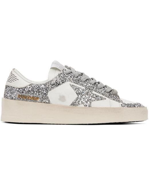 Golden Goose Deluxe Brand Multicolor Star Patch Low-Top Sneakers