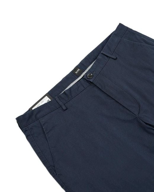 Boss Blue Logo Casual Pants for men
