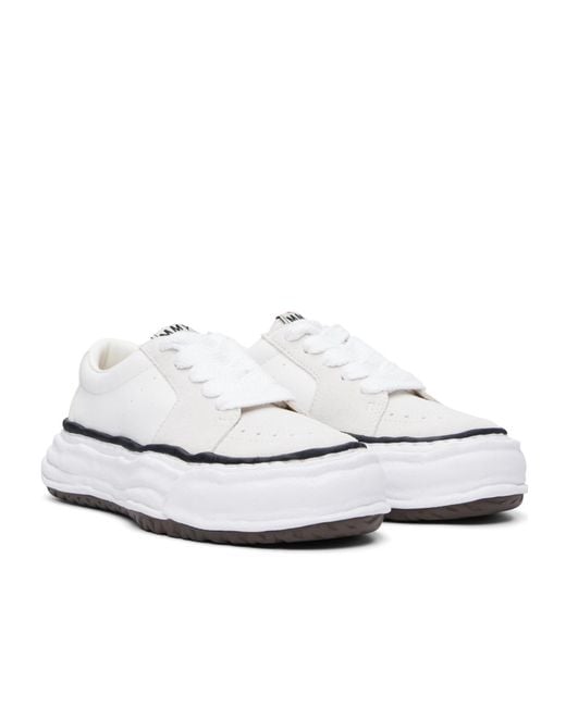 Maison Mihara Yasuhiro White Eric Og Lace-Up Sneakers for men