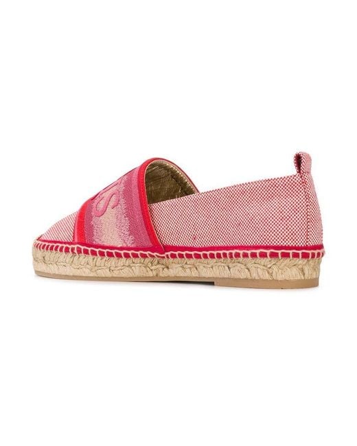 Roger Vivier Pink Loves Paris Espadrilles