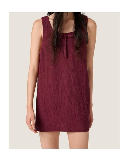 Miu Miu Red Linen Dress