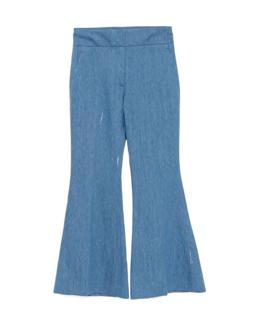Gabriela Hearst Blue Marsh Trousers