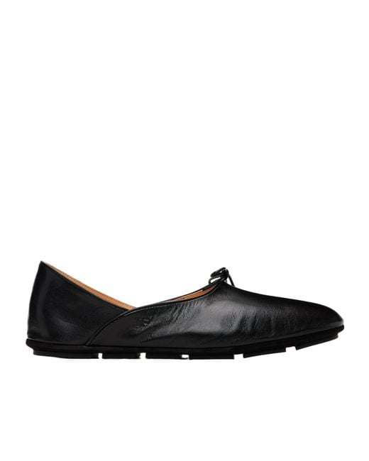 Tom Ford Black Shiny Kid Leather Rudolf Ballet Loafers for men